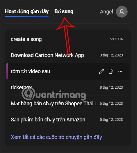 Xem plugin trên Copilot
