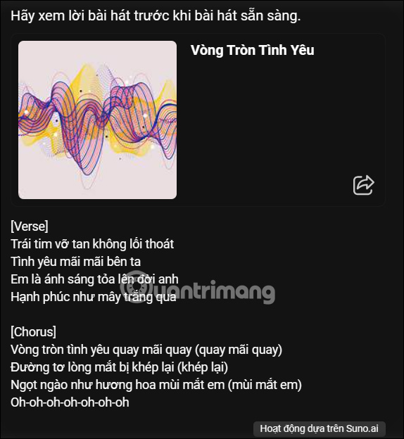 Tạo bài hát trên Copilot