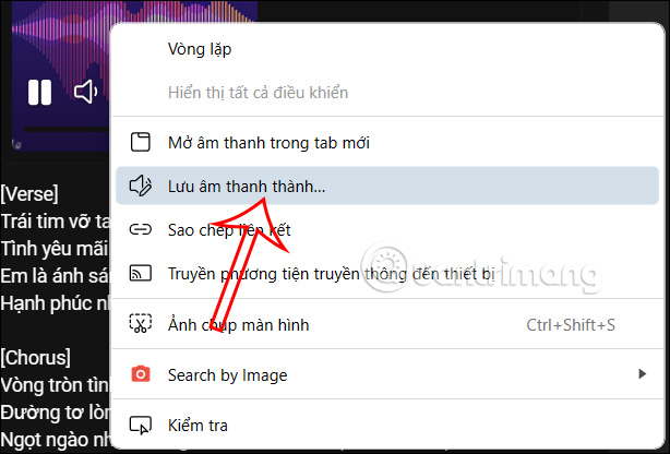 Tải bài hát tạo trên Copilot