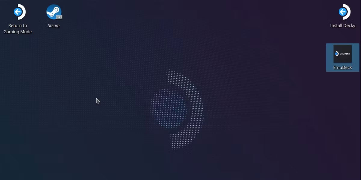 Cài đặt EmuDeck trên desktop Steam Deck