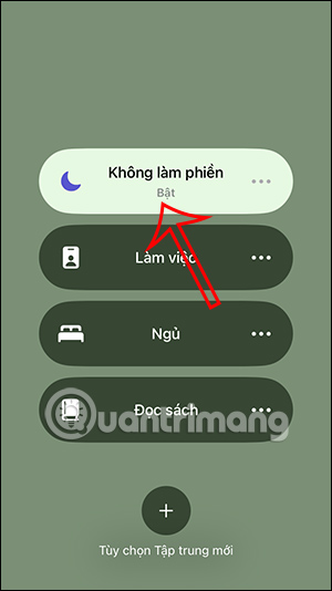 Bật không làm phiền iPhone