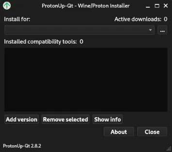 Trình cài đặt Wine/Proton trong Nobara Linux.