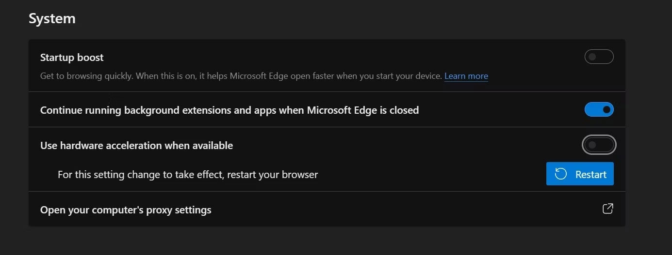 Cách khắc phục vấn đề sử dụng nhiều bộ nhớ trên Microsoft Edge