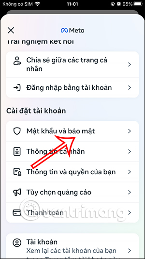Thiết lập mật khẩu bảo mật Facebook