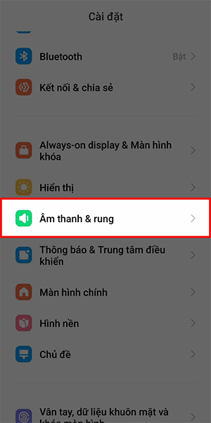 Chỉnh âm thanh trên điện Xiaomi