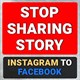Cách tắt chia sẻ tin Instagram lên Facebook tự động 