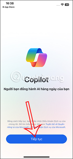 Giao diện Copilot
