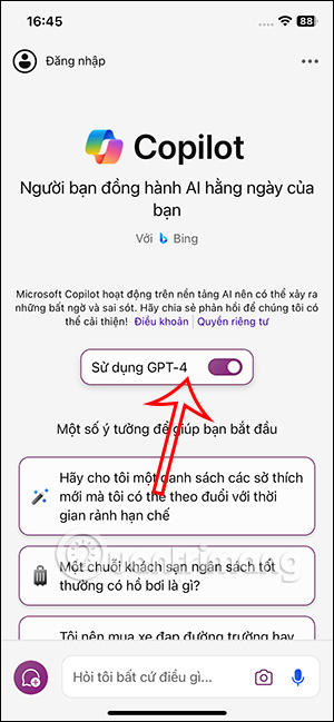 Kích hoạt GTP-4
