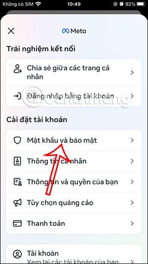 Mật khẩu và bảo mật Instagram