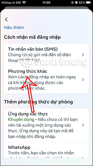 Phương thức bảo mật Instagram