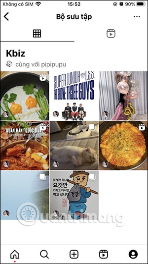 Thêm bài đăng vào bộ sưu tập cộng tác Instagram