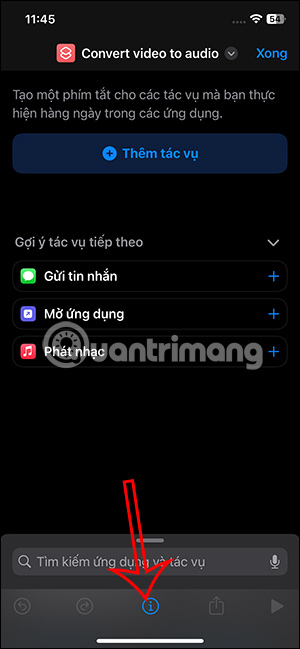 Chỉnh phím tắt 