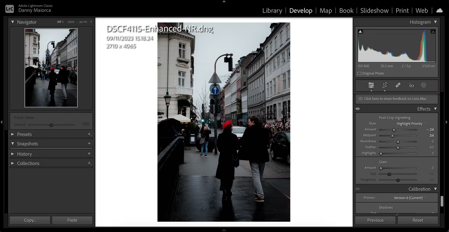 Thêm các bước hoàn thiện trong Adobe Lightroom