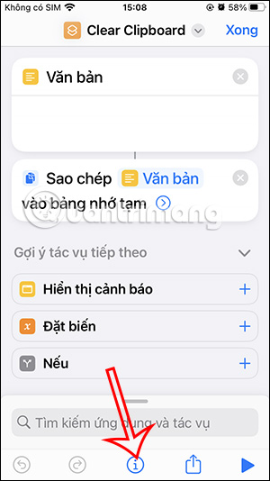 Chia sẻ phím tắt Clear Clipboard