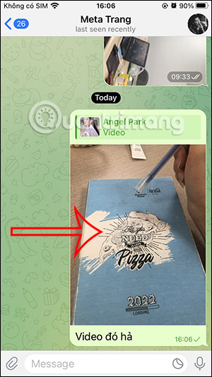 Tin nhắn trả lời cụ thể trên Telegram