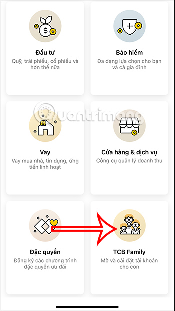 Dịch vụ TCB Family Techcombank