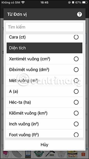Các kiểu đơn vị