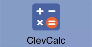 Hướng dẫn dùng ứng dụng máy tính ClevCalc