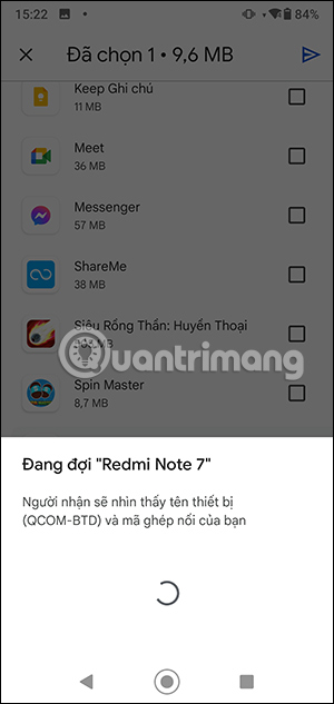 Kết nối 2 thiết bị Android