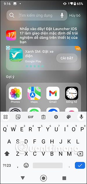 Tìm kiếm ứng dụng