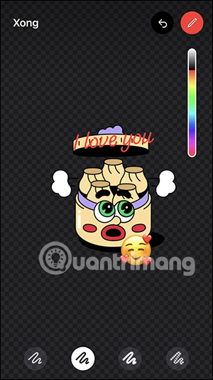 Vẽ vào sticker WhatsApp