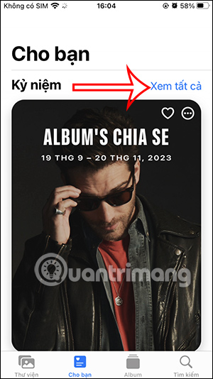 Album kỷ niệm iPhone