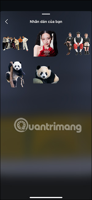 Các sticker Instagram đã tạo