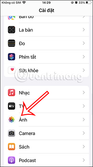 Chỉnh Ảnh trên iPhone