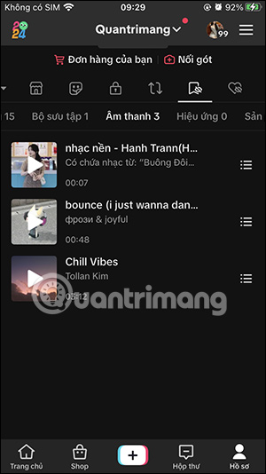 Bài hát lưu trên TikTok