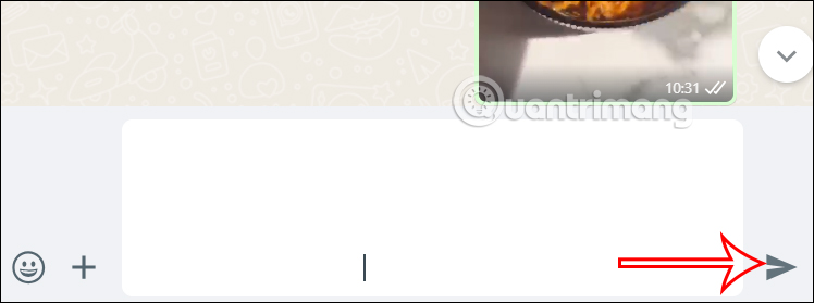 Paste ký tự trống trong WhatsApp