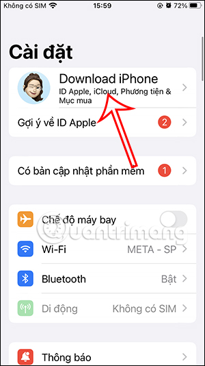 Tài khoản Apple