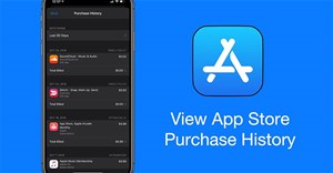 Cách kiểm tra lịch sử mua hàng trên Apple App Store