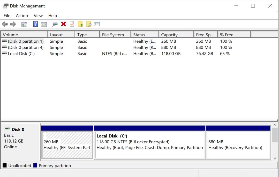Windows Disk Management