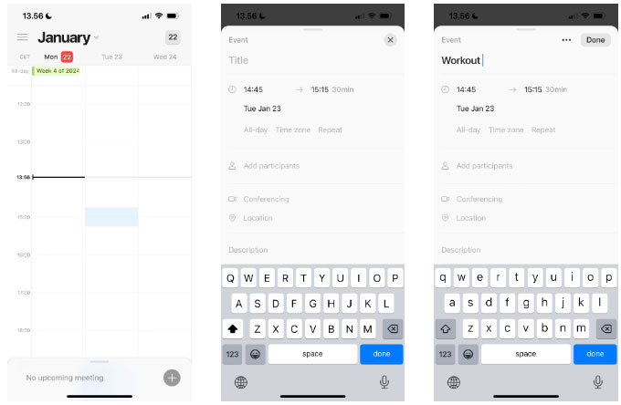 Thêm nhiệm vụ mới vào Notion Calendar