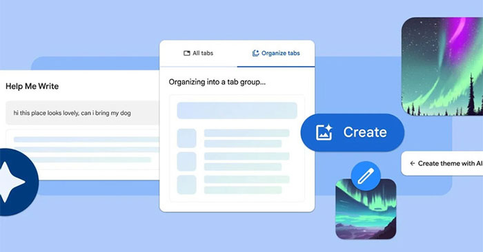 Google Chrome 121 bổ sung đồng thời 3 tính năng AI mới