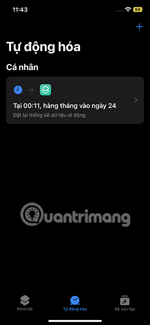 Tự động hóa phím tắt