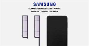 Samsung được cấp bằng sáng chế cho smartphone hình vuông với màn hình có thể mở rộng linh hoạt