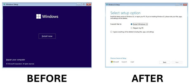 Microsoft thiết kế lại giao diện cài đặt Windows