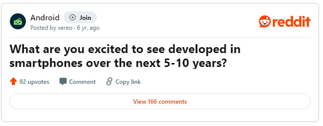 Những gì người dùng muốn thấy ở smartphone tương lai 5 năm về trước