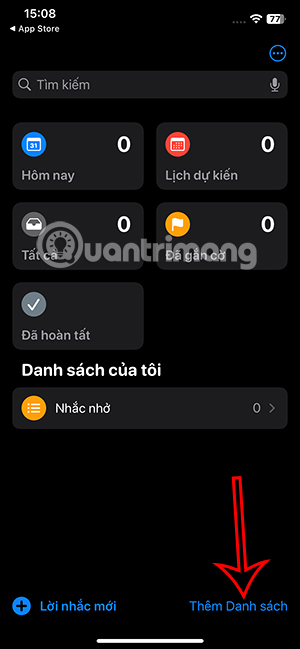 Tạo danh sách