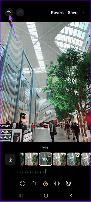 Khôi phục lại ảnh trước thao tác chỉnh sửa Samsung