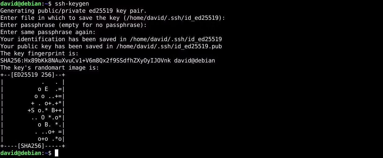 Tạo SSH key trong Linux