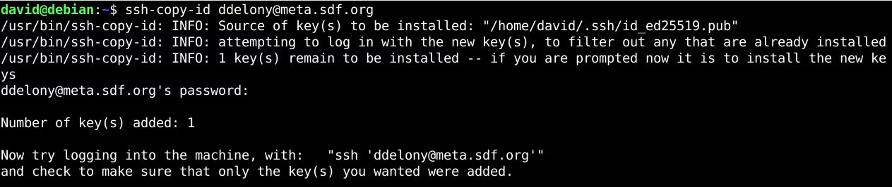 Tiện ích ssh-copy-id trong Linux terminal