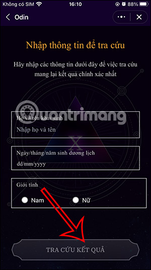 Tra cứu kết quả