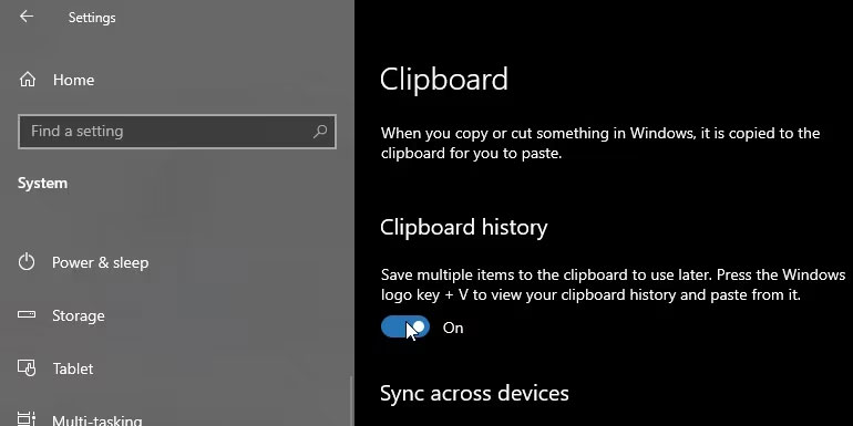 Cách sử dụng lịch sử Clipboard trong Windows 10