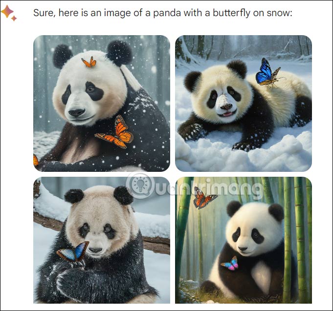 Tạo ảnh khác trên Google Bard AI