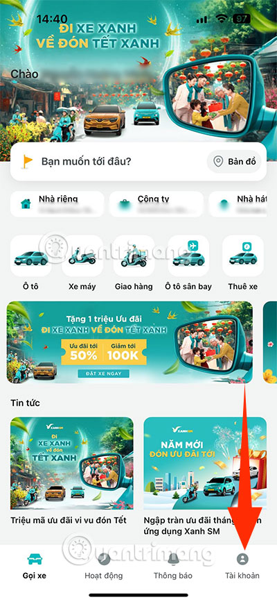 Momo taxi xanh