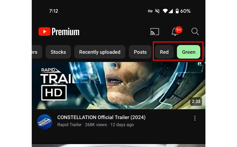 Để tìm ra màu chủ đạo, thuật toán sẽ phân tích ảnh thumbnail rồi đưa ra đề xuất video khi người dùng chọn đúng bộ lọc màu.