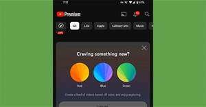 YouTube thử nghiệm đề xuất nội dung dựa theo màu sắc chủ đạo của video