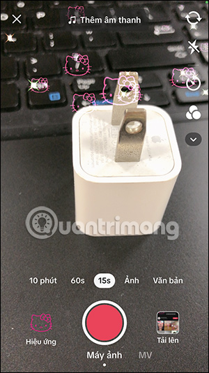 Quay video filter Hello Kitty Bling